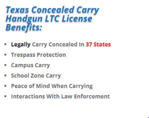 Texas CHL License Benefits